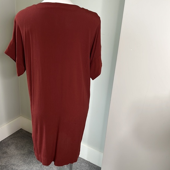 Madewell Novel V-Neck Short Viscose dress size large - Picture 5 of 8